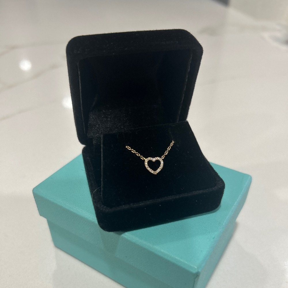 Tiffany Diamond Heart Necklace